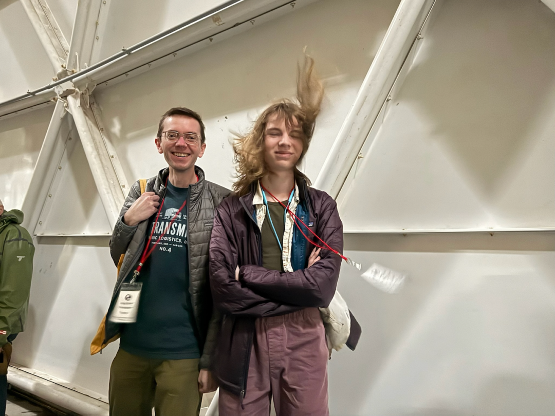 Leaving the lung; it was quite the change in air pressure!